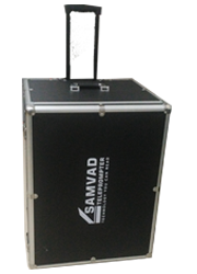 transportation case for stage teleprompter